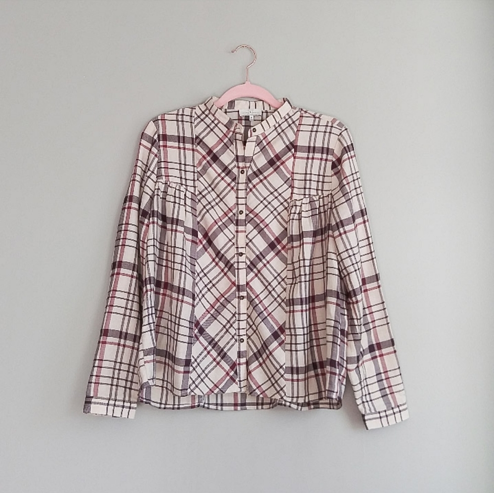 Lucky Brand Plaid Button Down Flannel - Picture 1 of 3